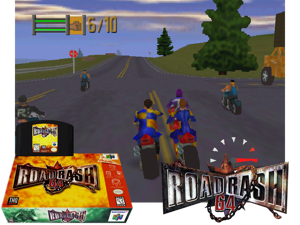 Road Rash 64 (USA) Cover